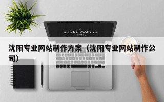 阿坝沈阳专业网站制作方案（沈阳专业网站制作公司）